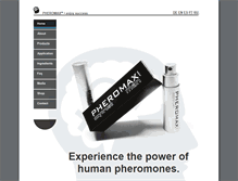 Tablet Screenshot of pheromax.com